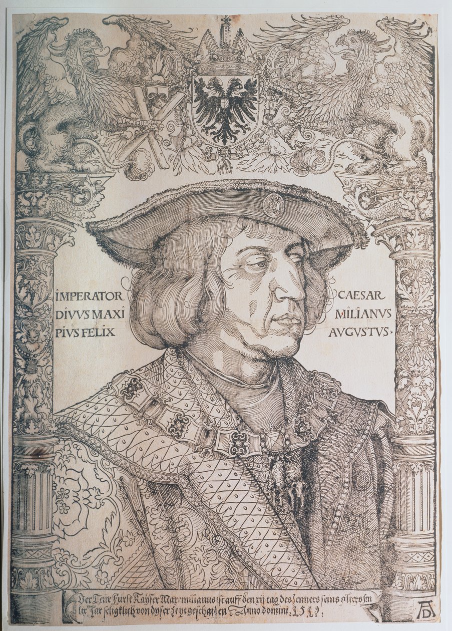 Maxmilián I., německý císař (1459-1519), 1518 od Albrecht Dürer