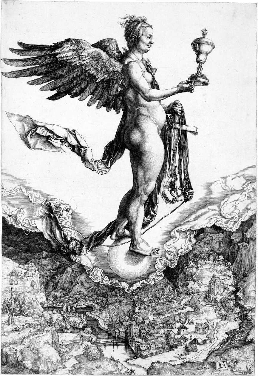 Nemesis nebo Good Fortune od Albrecht Dürer