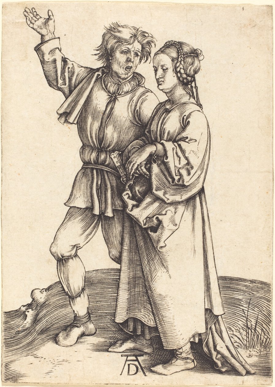 Rolník a jeho manželka od Albrecht Dürer