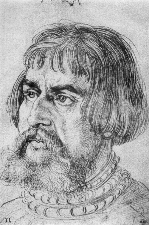 Portrét Lucase Cranacha staršího od Albrecht Dürer