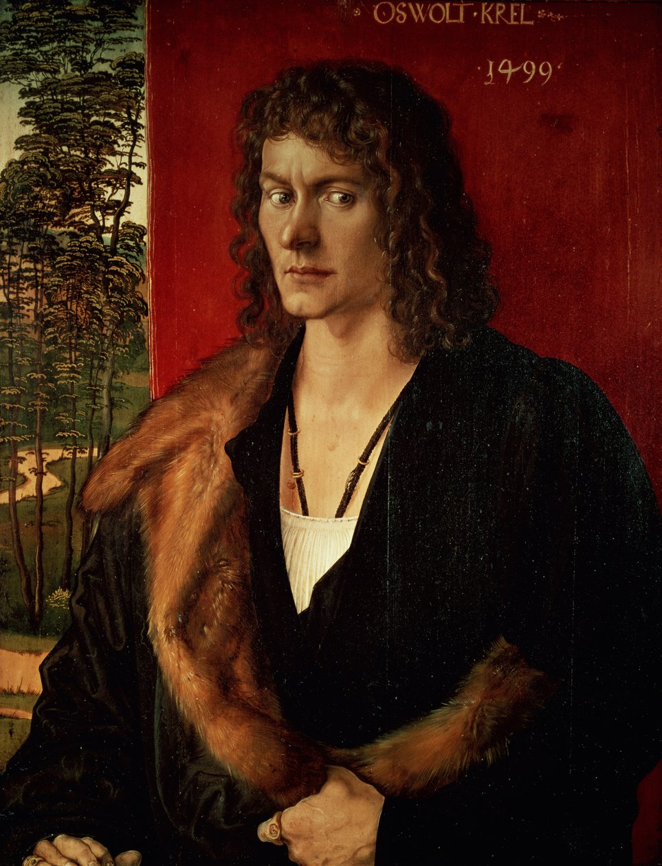 Portrét Oswolt Krel, 1499 od Albrecht Dürer
