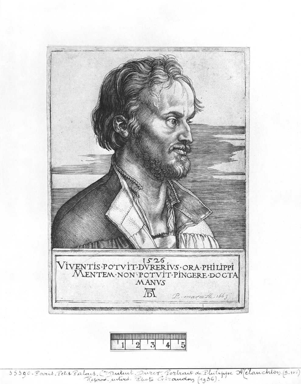 Portrét Philippa Melanchthona, 1526 od Albrecht Dürer