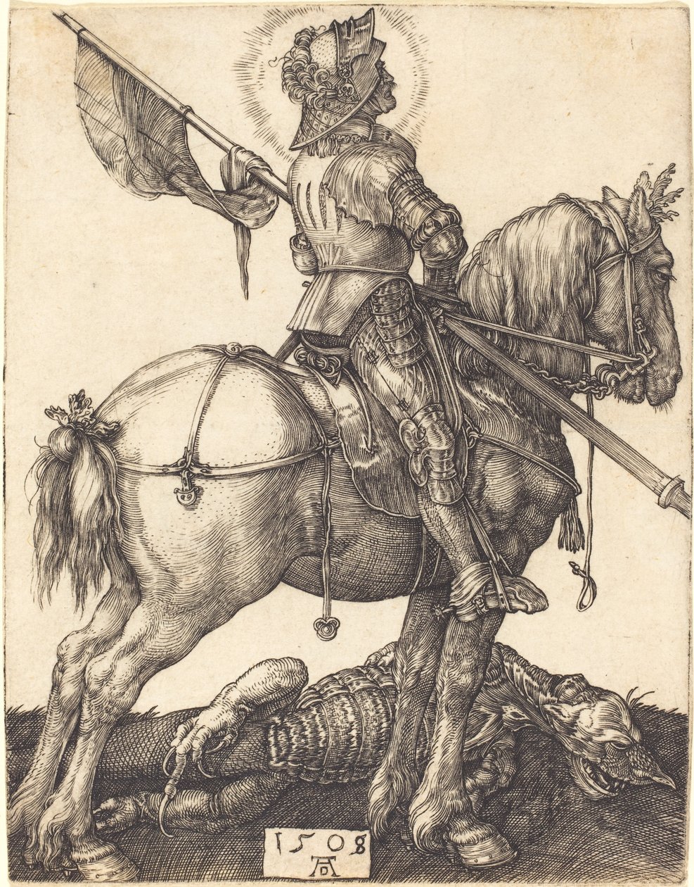 Svatý Jiří na koni od Albrecht Dürer
