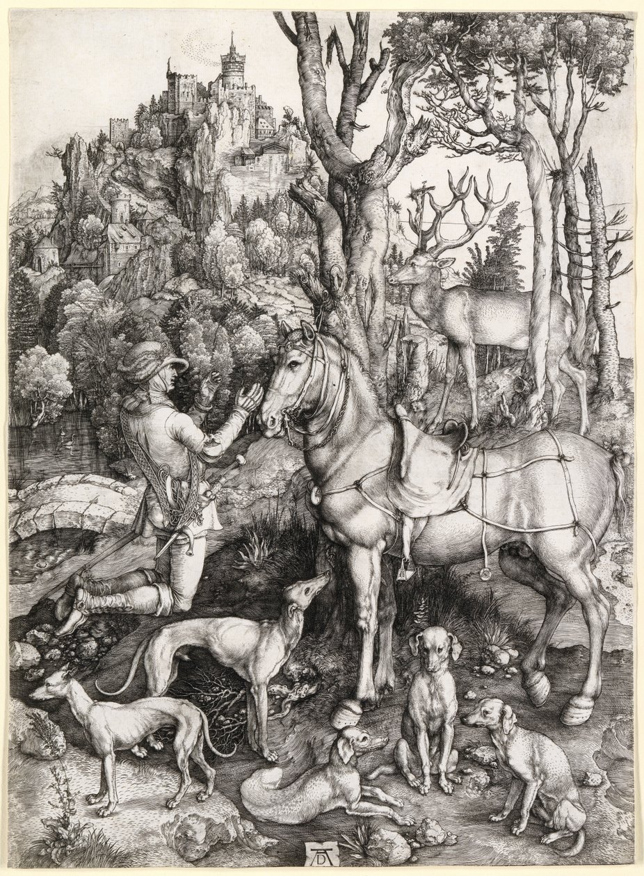 Svatý Eustace od Albrecht Dürer