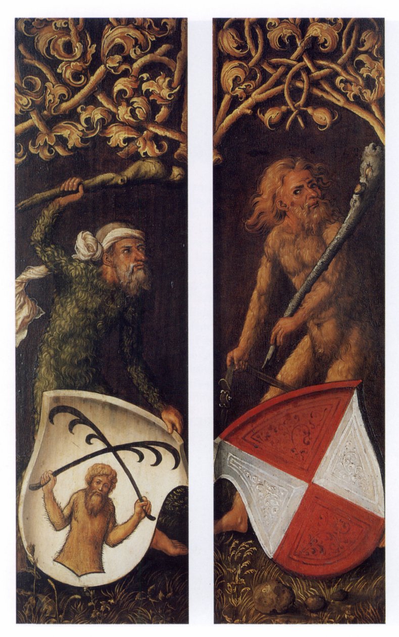 Sylvan Men s heraldickými štíty od Albrecht Dürer
