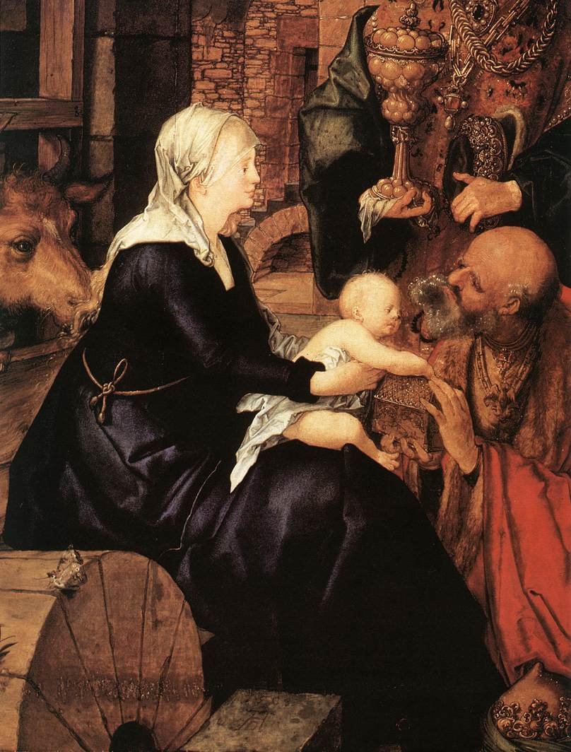 Klanění tří králů od Albrecht Dürer