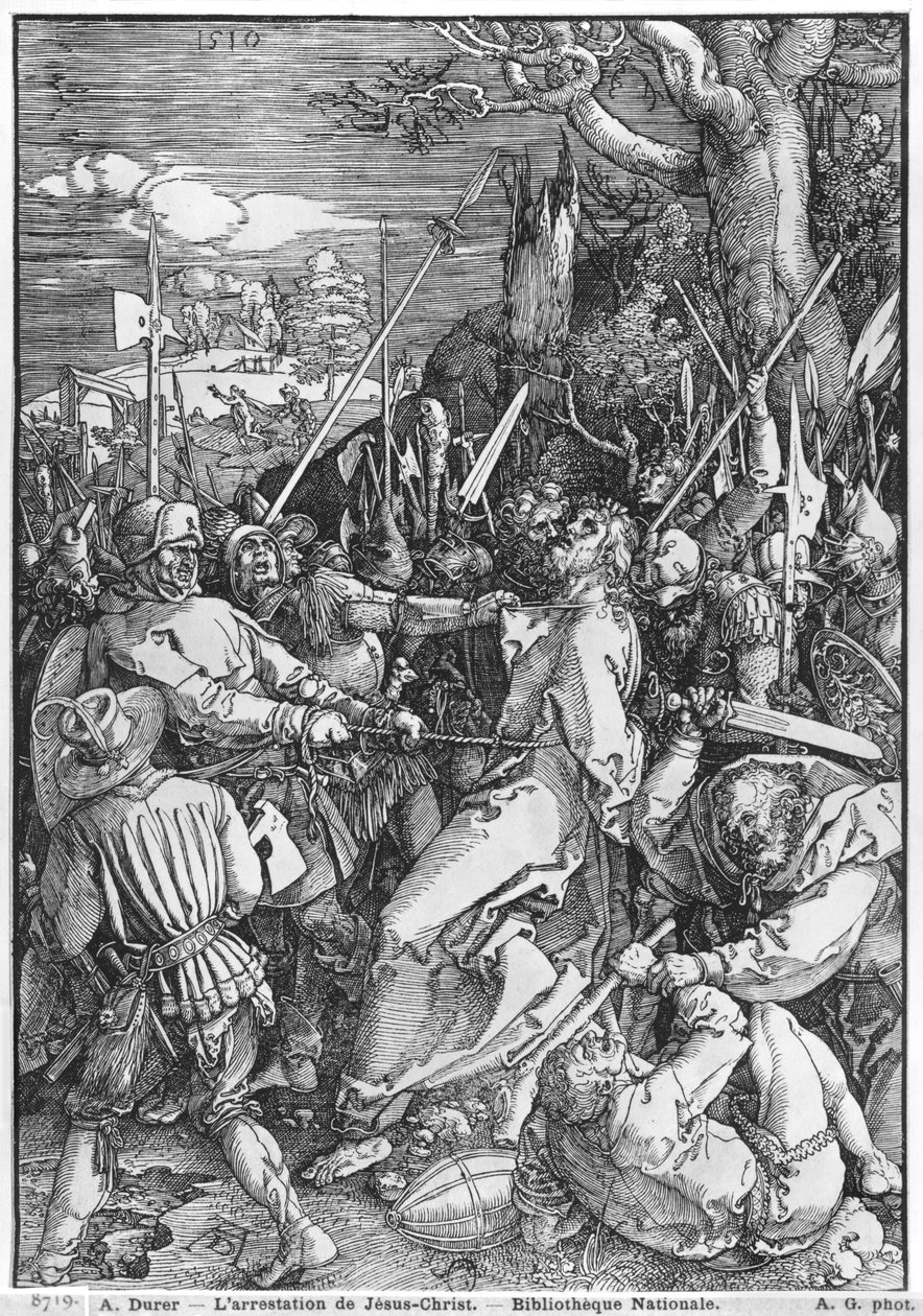 Zatčení Ježíše Krista, 1510 od Albrecht Dürer
