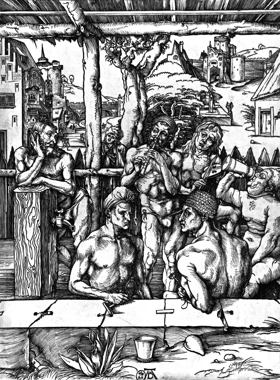 Pánské lázně, c.1498 od Albrecht Dürer