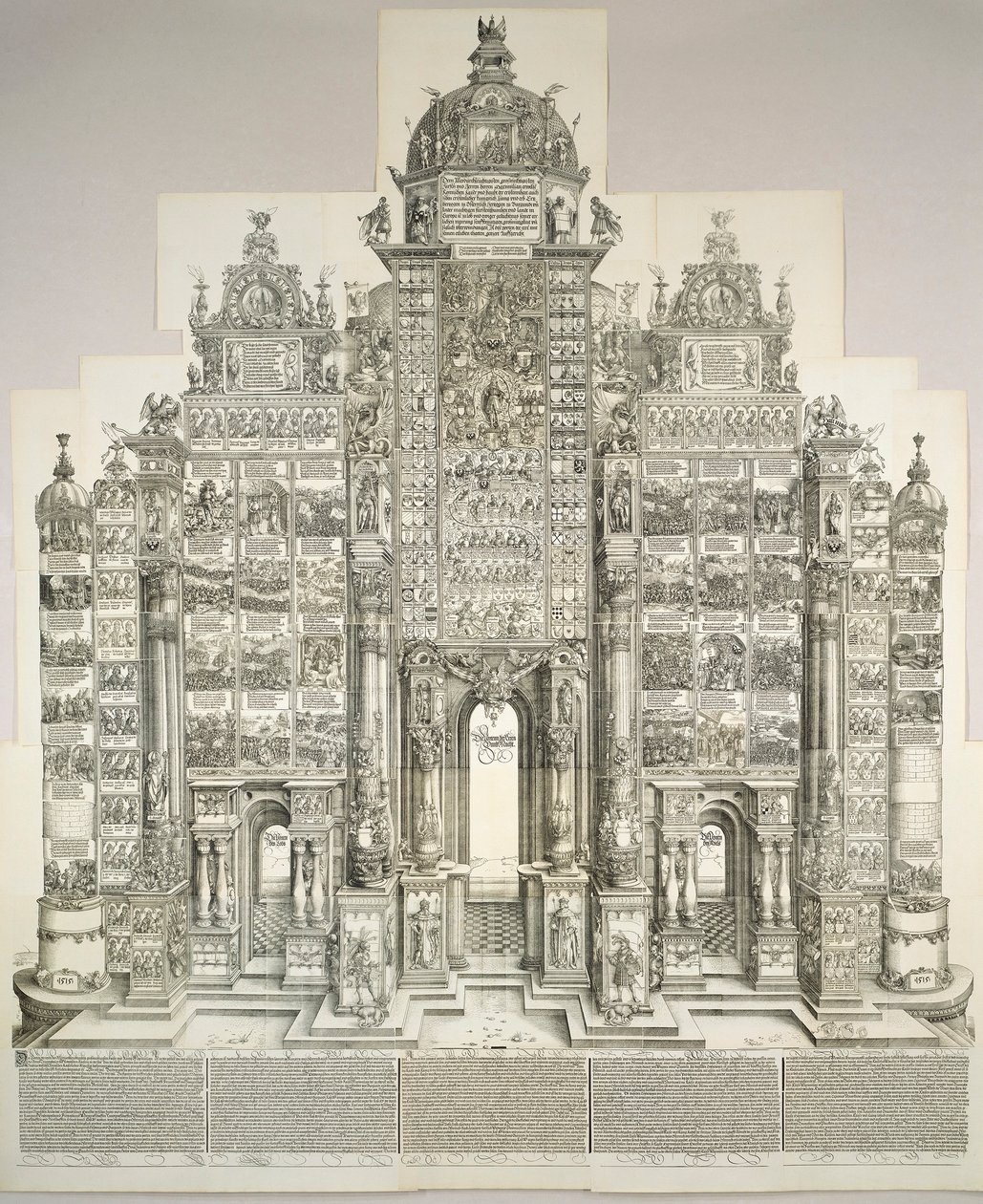 Triumfální oblouk Maxmiliána od Albrecht Dürer