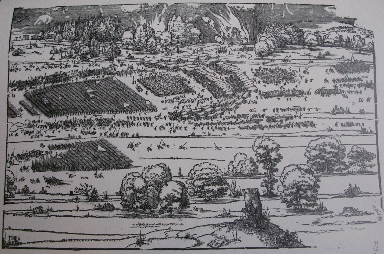 Obléhání pevnosti od Albrecht Dürer