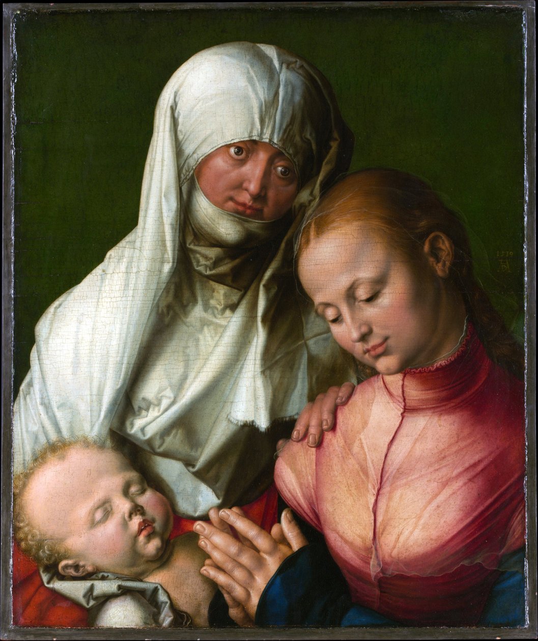 Panna a dítě se svatou Annou od Albrecht Dürer