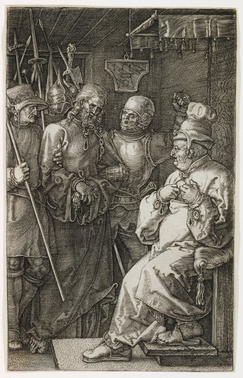 Kristus před Kaifášem, 1512 od Albrecht Dürer