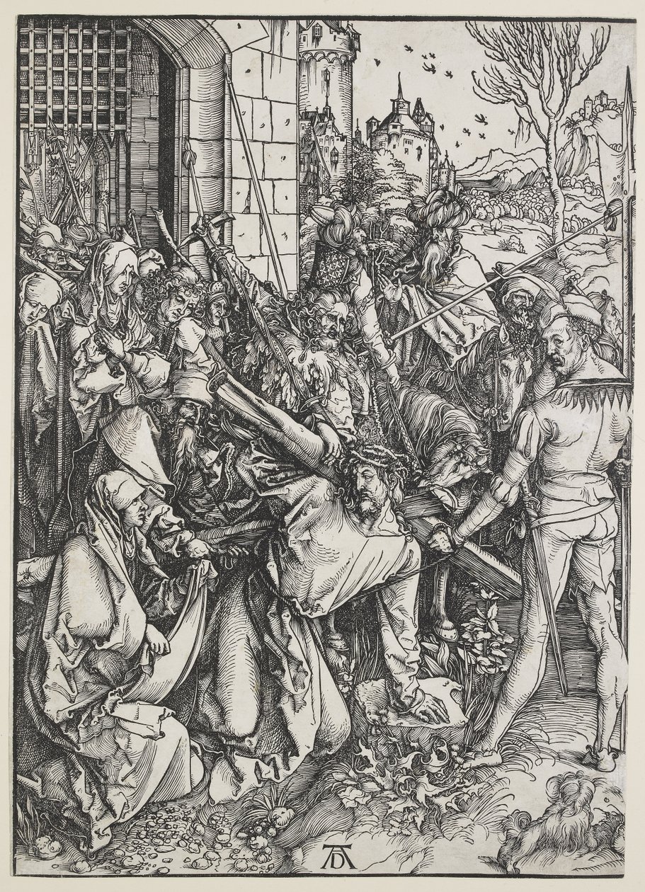 Kristus nesoucí kříž, 1498 - 1499 od Albrecht Dürer