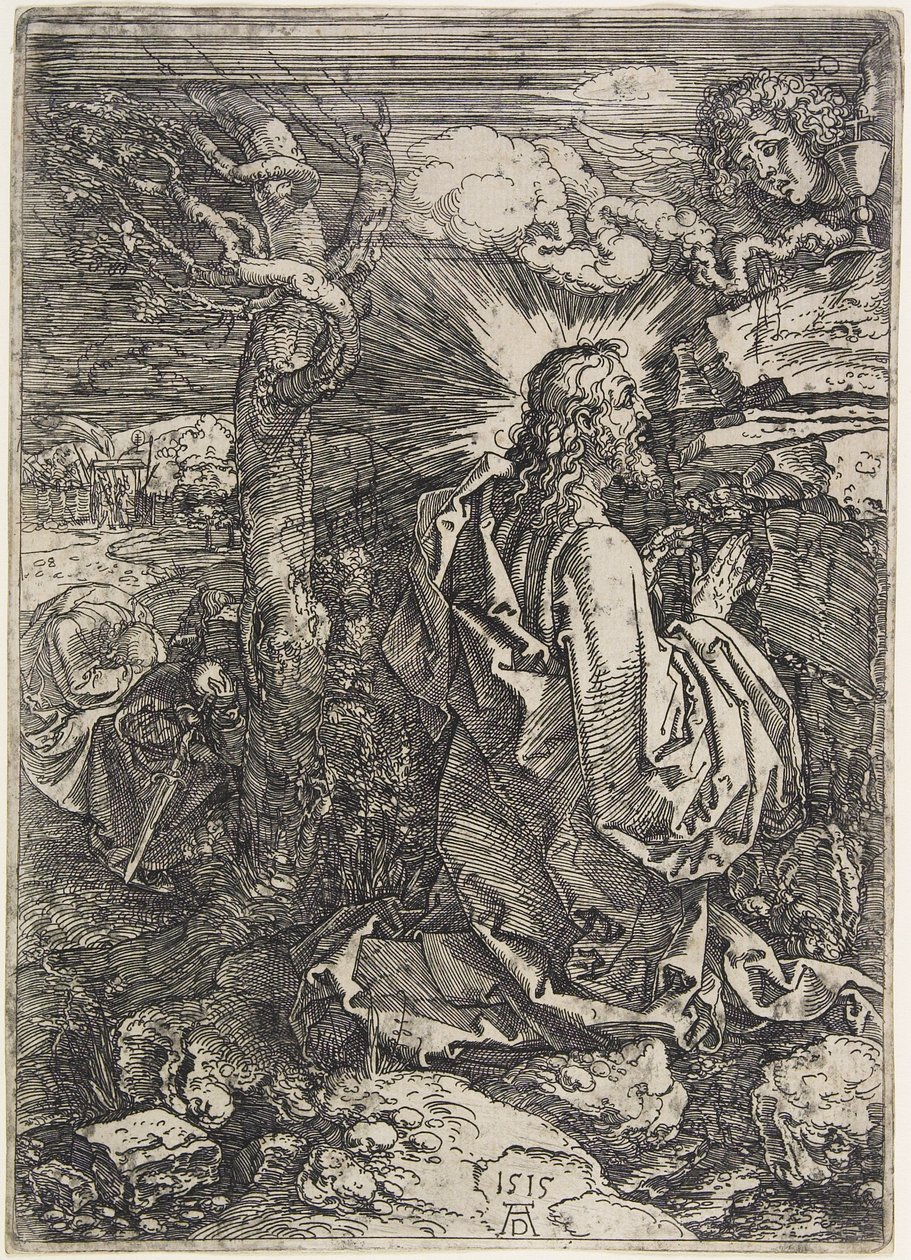 Kristus na Olivové hoře, 1515 od Albrecht Dürer