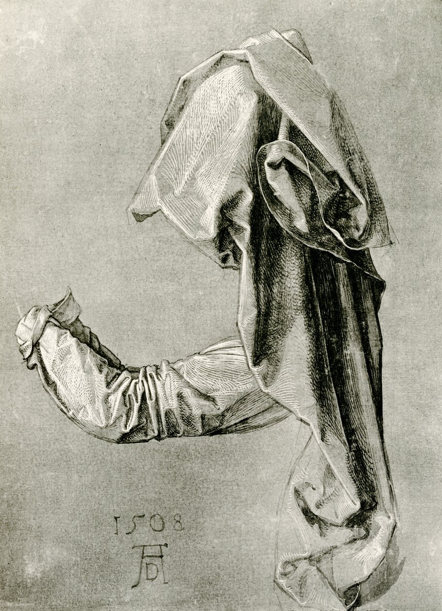 Studie soukenictví pro apoštola od Albrecht Dürer