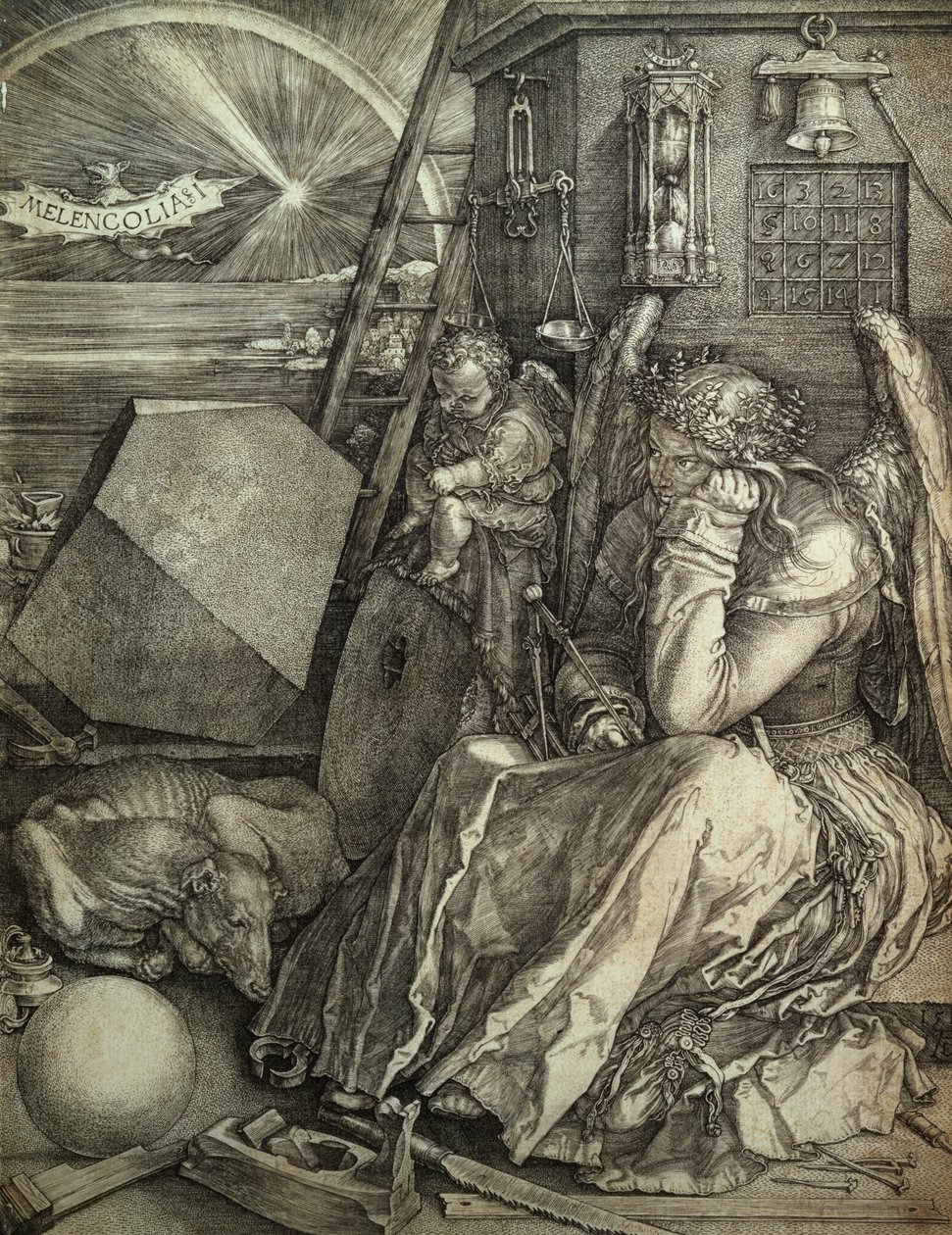 Melancholie od Albrecht Dürer