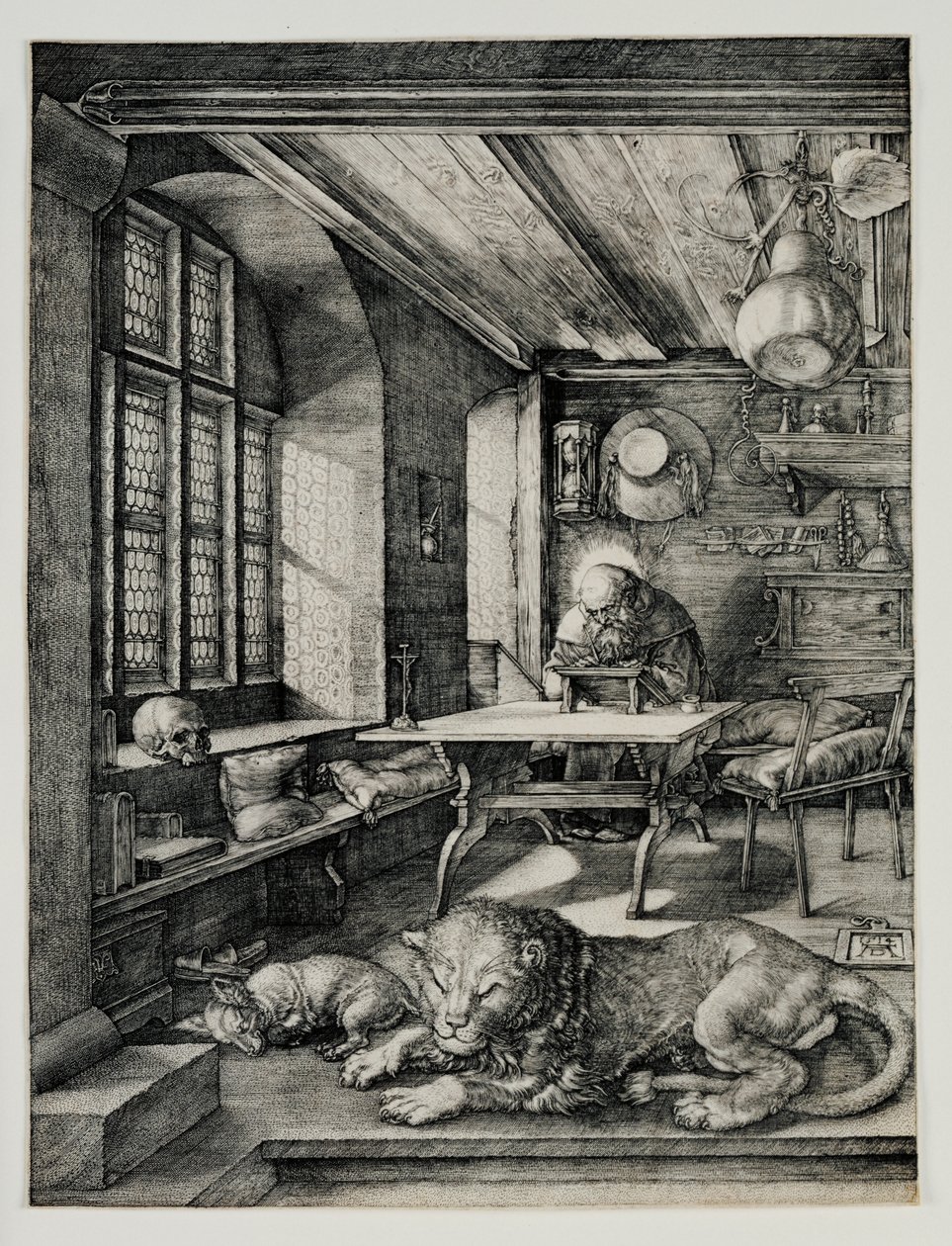 Svatý Jeroným ve své pracovně, 1514 od Albrecht Dürer