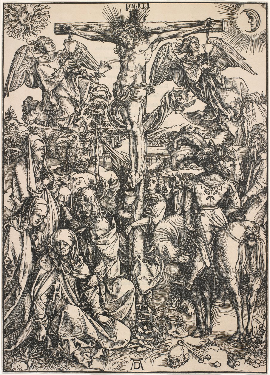 Ukřižování, z Velké pašije, 1497-99 od Albrecht Dürer