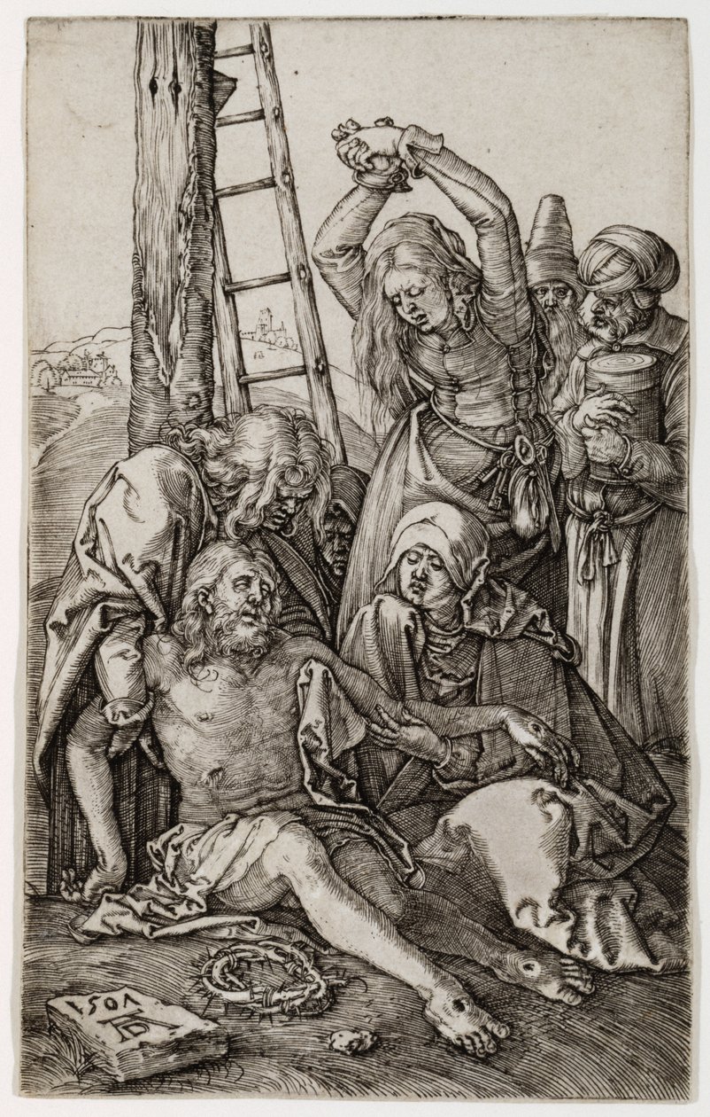 Oplakávání, 1507 od Albrecht Dürer