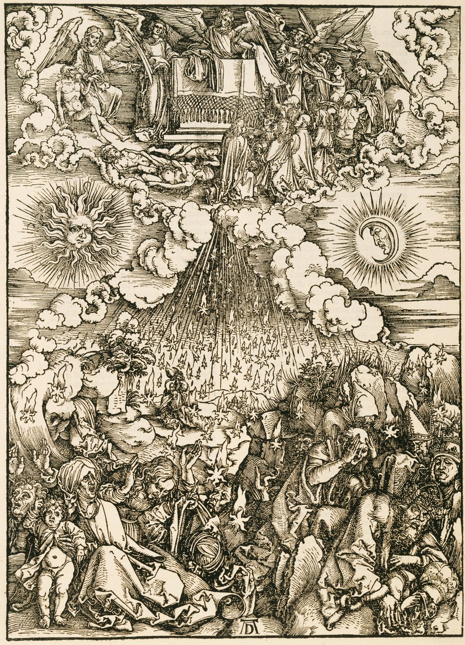 Otevření šesté pečeti, z Apokalypsy sv. Jana, c.1496-98 od Albrecht Dürer
