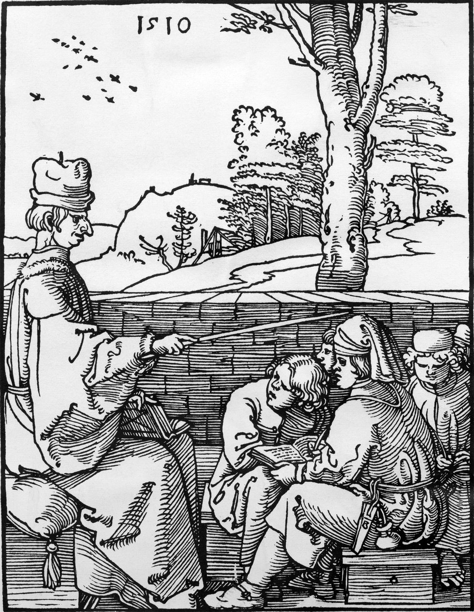 Školní lekce, 1510 od Albrecht Dürer