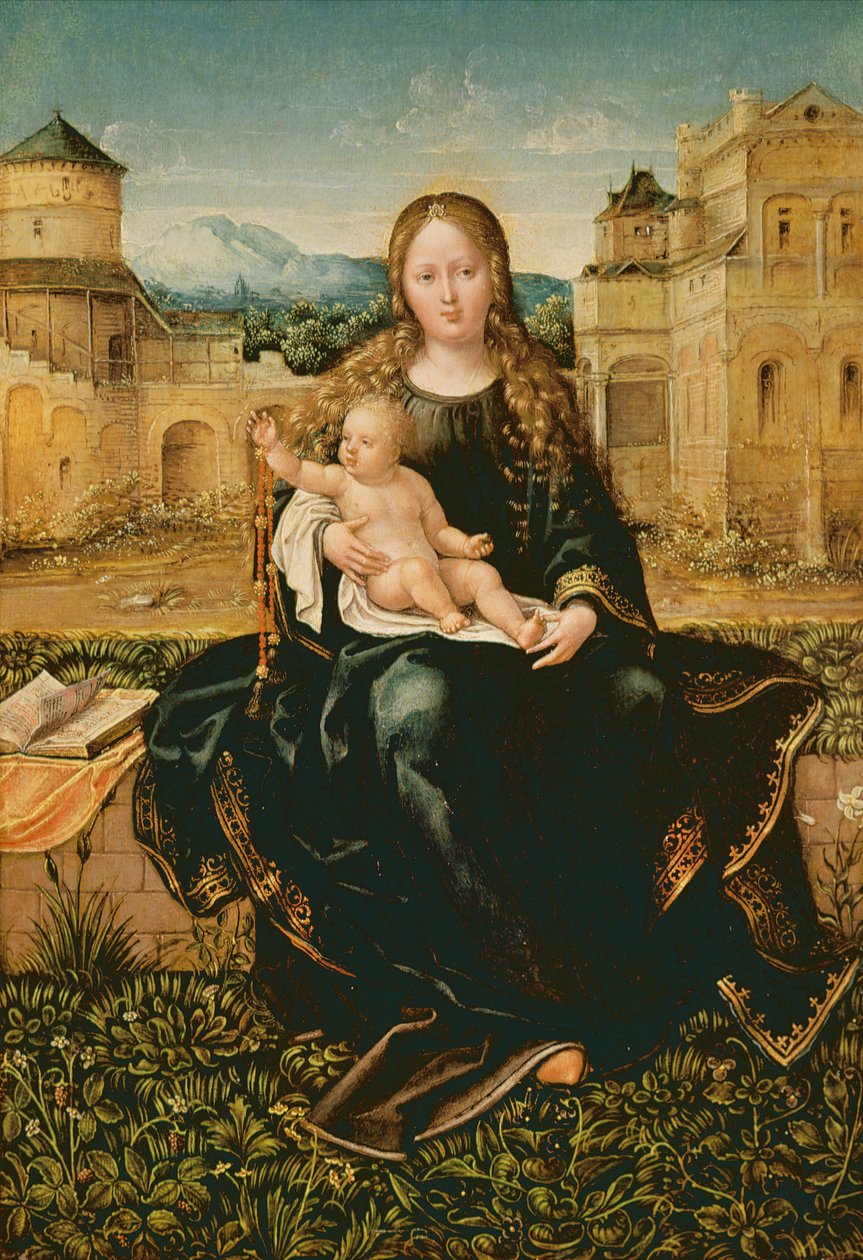 Panna s dítětem, asi 1498-1500 od Albrecht Dürer
