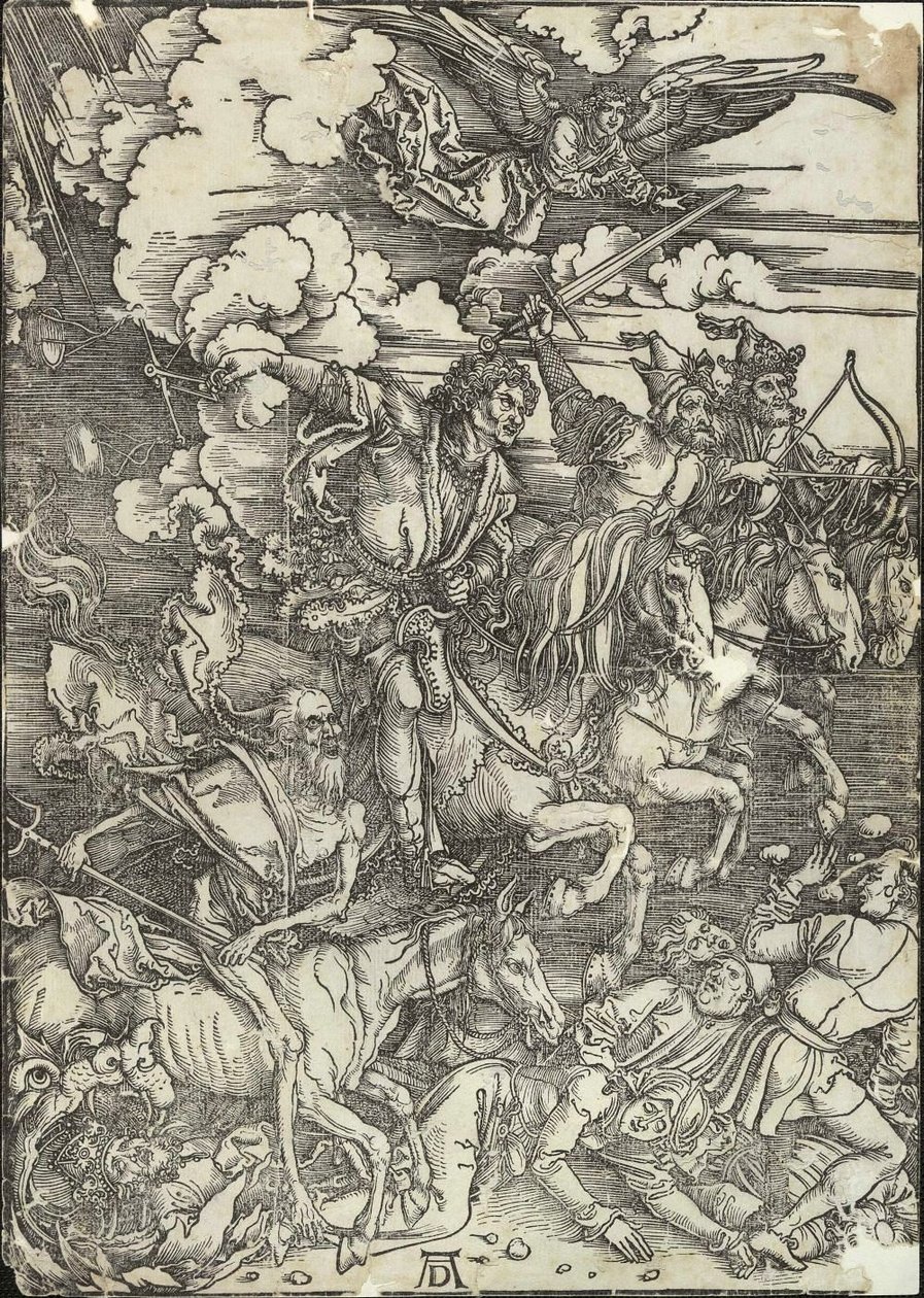 Čtyři jezdci apokalypsy od Albrecht Dürer