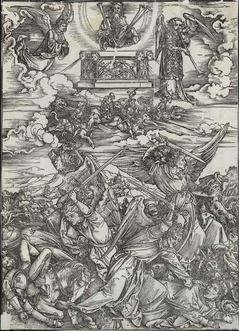Čtyři mstící andělé od Albrecht Dürer