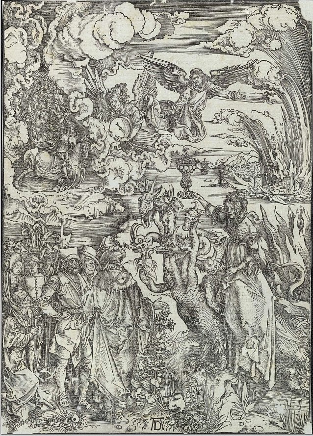 Děvka z Babylonu od Albrecht Dürer
