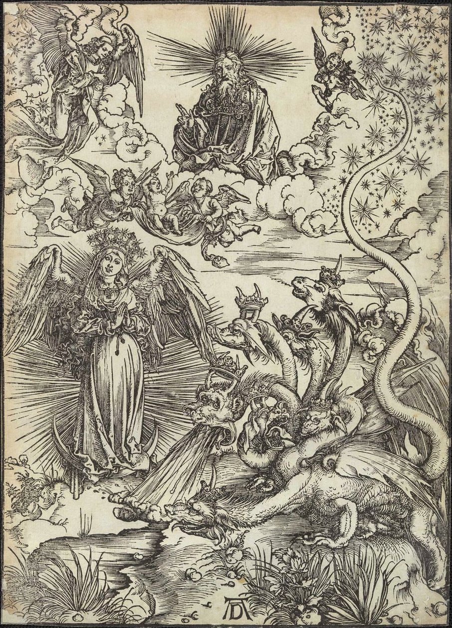 Žena oděná sluncem od Albrecht Dürer