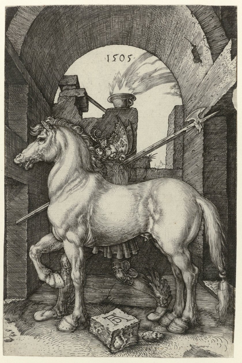 Pieni hevonen od Albrecht (after) Durer or Duerer