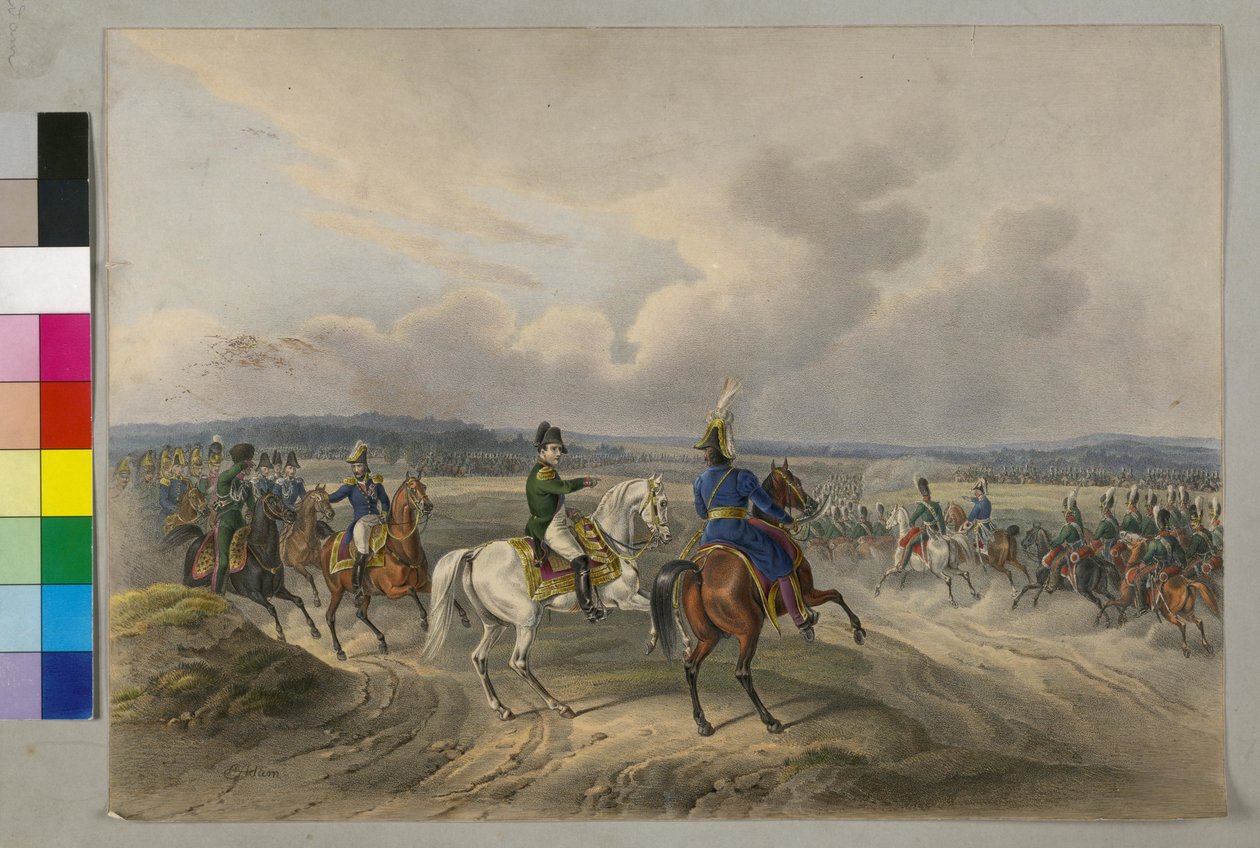 1812 Napoleon I. u Dueny od Albrecht Adam