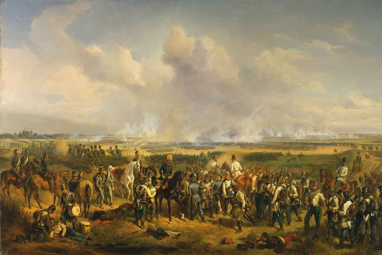 Bitva u Szregu 5. srpna 1849, 1853. od Albrecht Adam