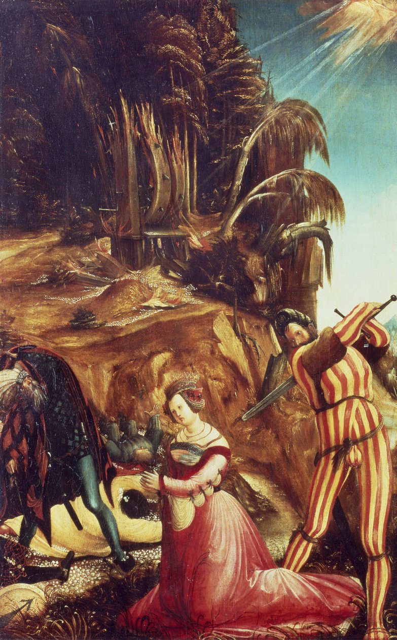 00228 Stětí svaté Kateřiny, kolem 1505-10 od Albrecht Altdorfer
