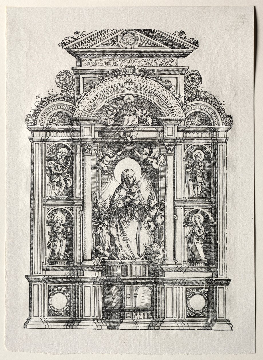 Oltář s krásnou Marií z Řezna, 1520. od Albrecht Altdorfer