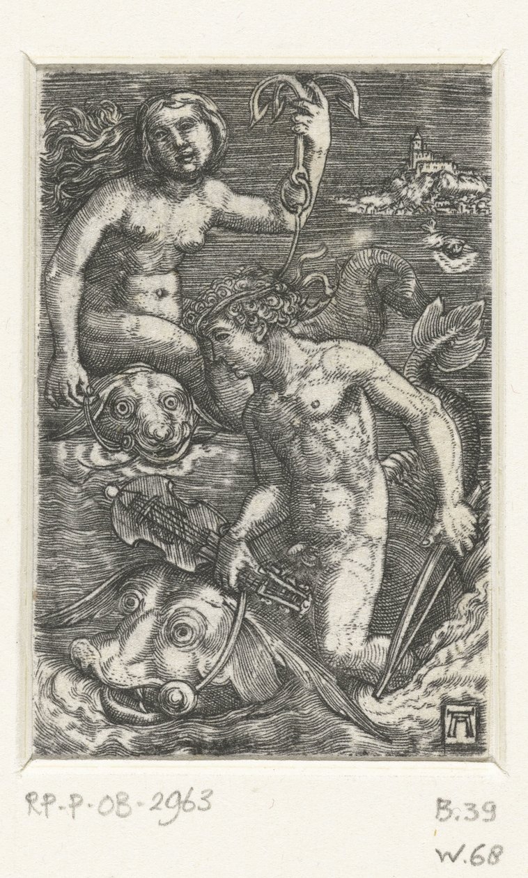Arion a Nereid od Albrecht Altdorfer