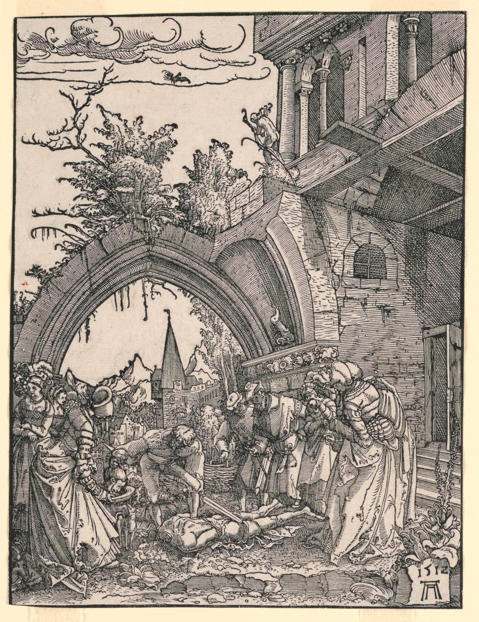 Stětí hlavy Jana Křtitele od Albrecht Altdorfer