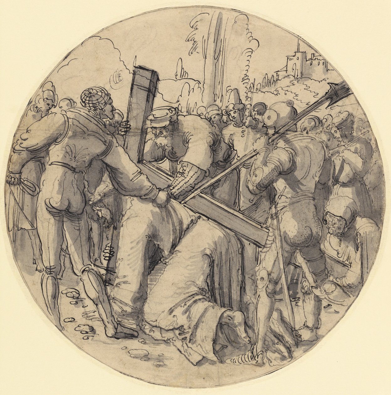 Kristus nesoucí kříž od Albrecht Altdorfer