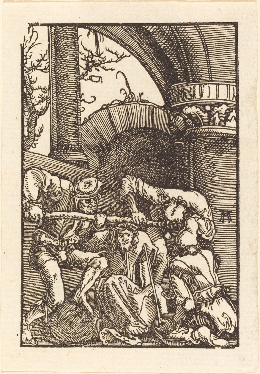 Kristus korunovaný trním od Albrecht Altdorfer
