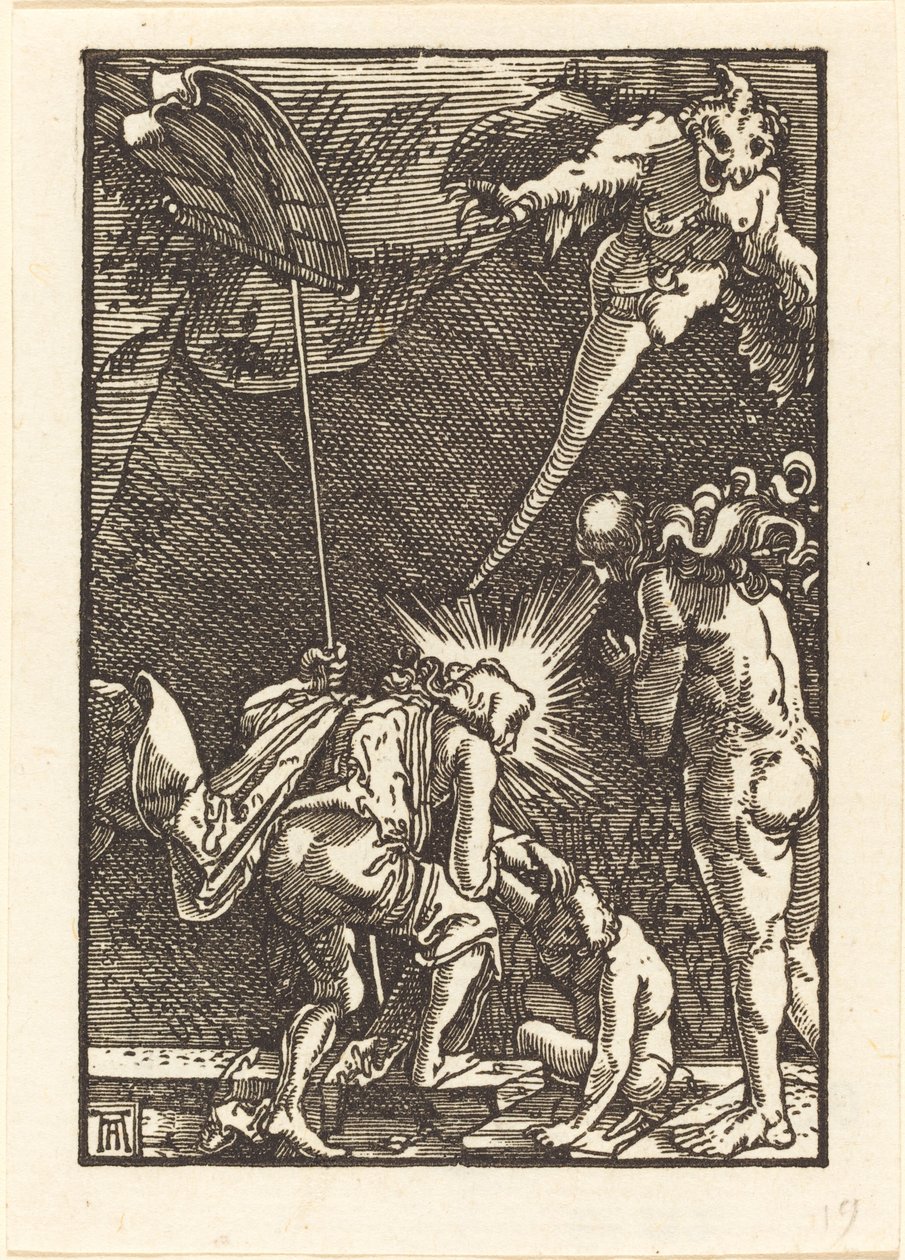 Kristus sestupující do pekla od Albrecht Altdorfer