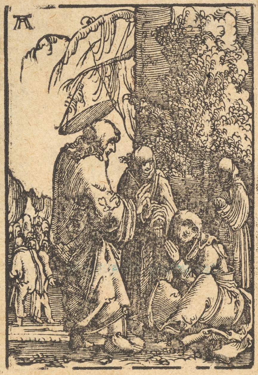 Kristus opouštějící svou matku, od pádu a spásy lidstva přes ..., ca. 1513. od Albrecht Altdorfer