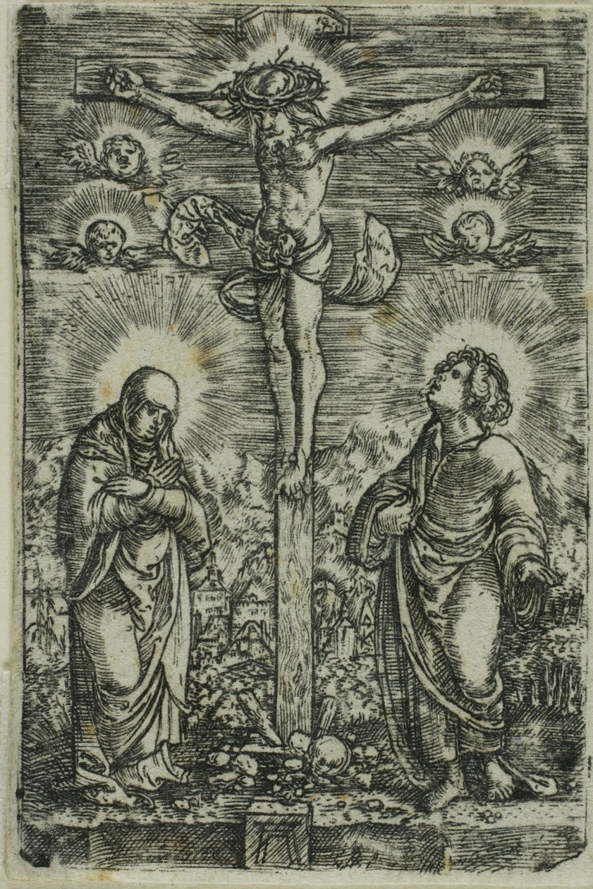 Kristus na kříži (Malé ukřižování) od Albrecht Altdorfer