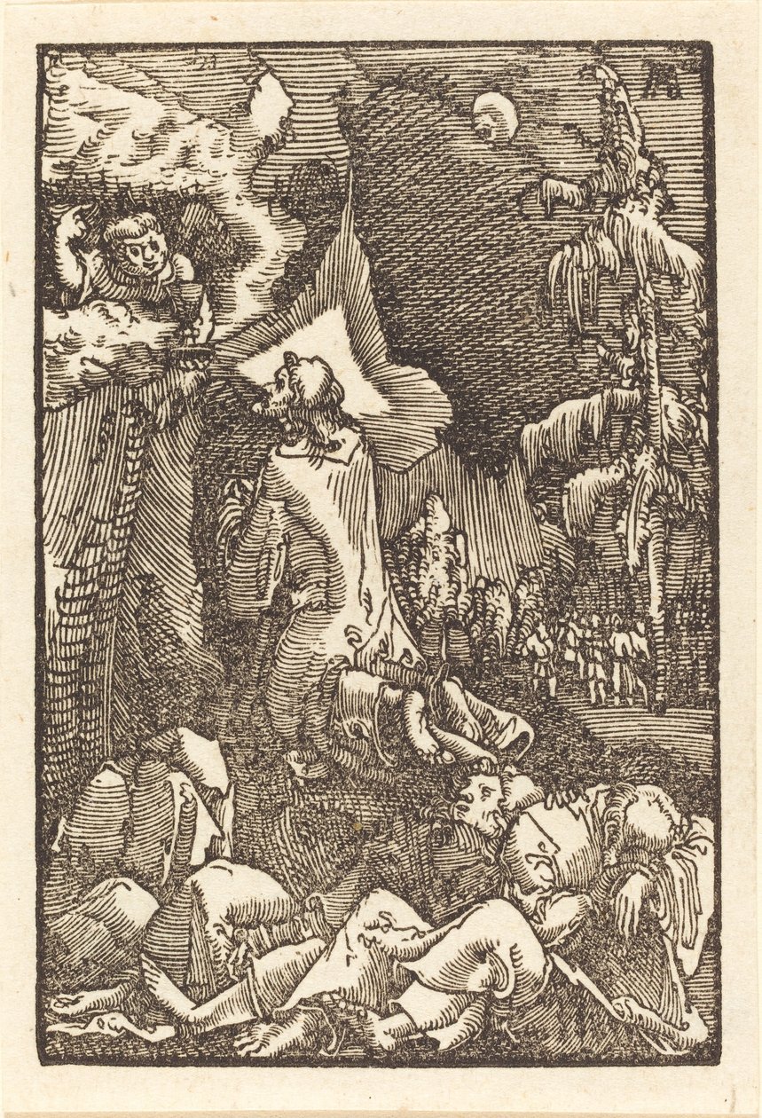 Kristus na hoře Olivetské od Albrecht Altdorfer