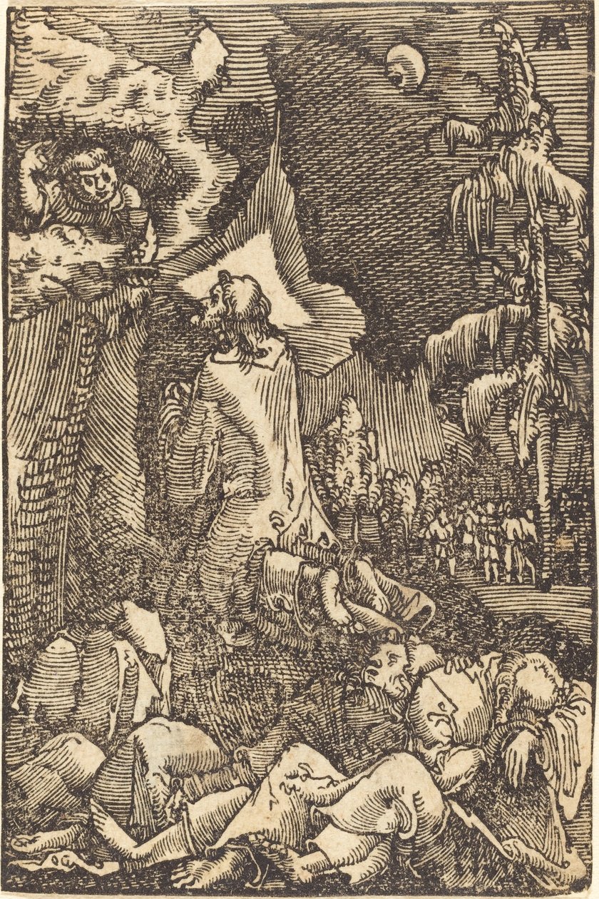 Kristus na hoře Olivetské od Albrecht Altdorfer