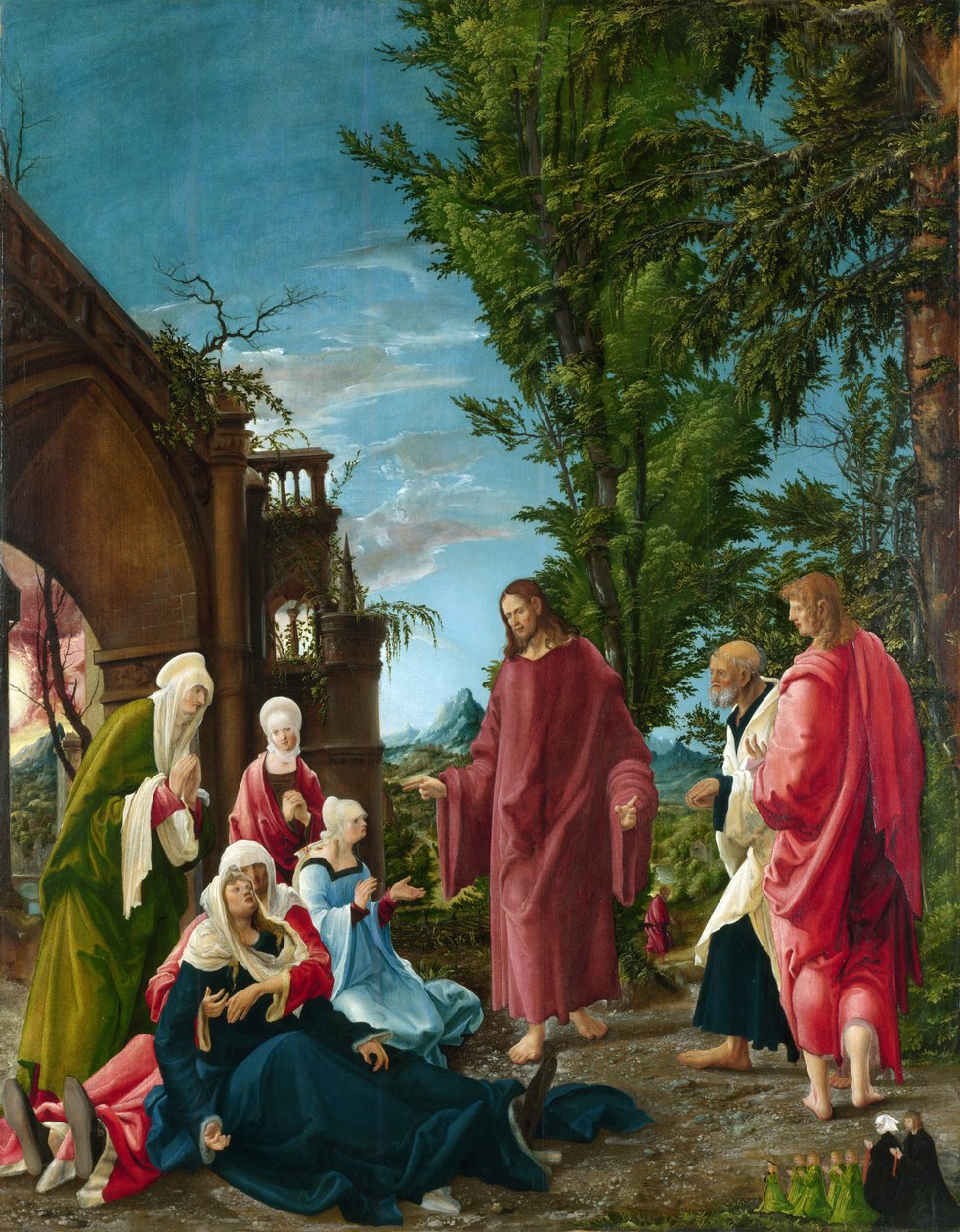 Kristus opouští svou Matku od Albrecht Altdorfer