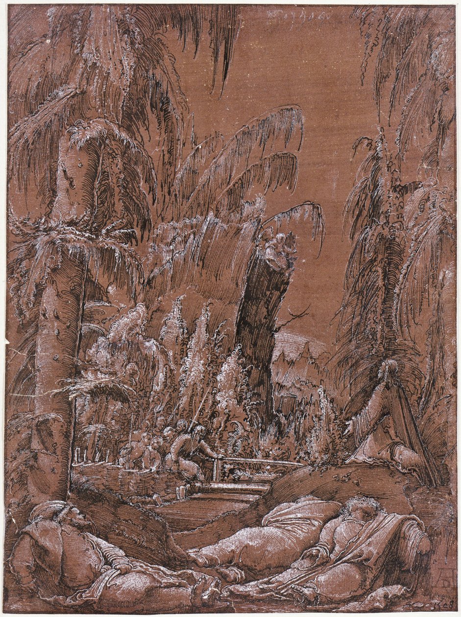 Kristus na Olivové hoře od Albrecht Altdorfer