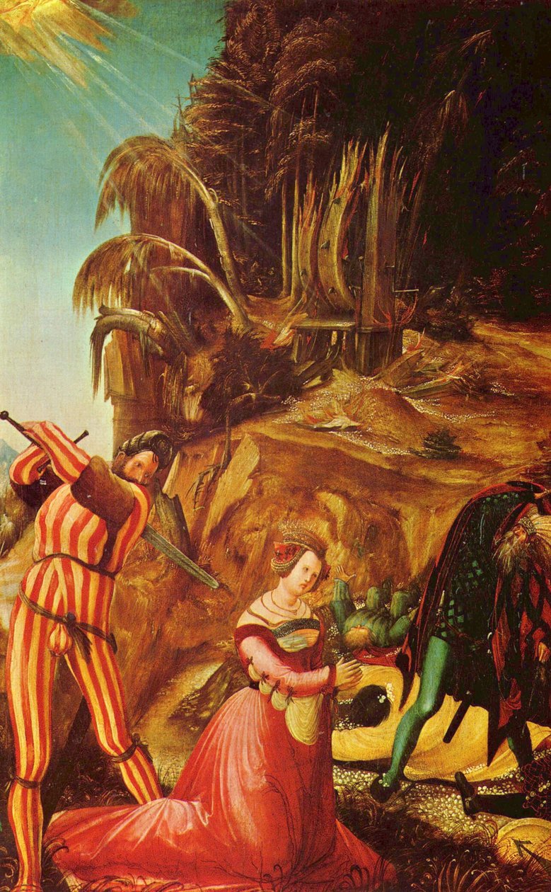 Stětí svaté Kateřiny od Albrecht Altdorfer
