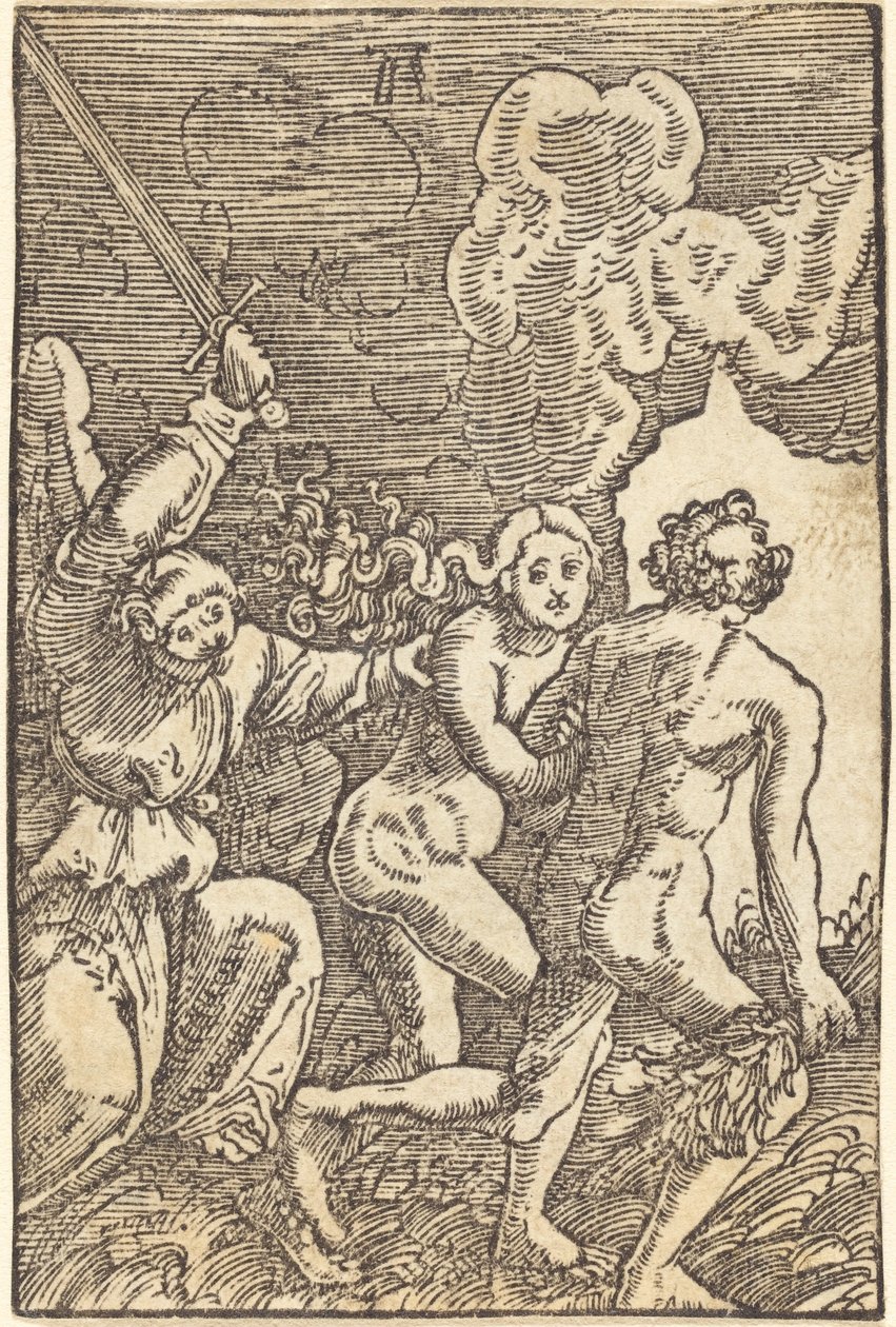 Vyhnání z ráje od Albrecht Altdorfer