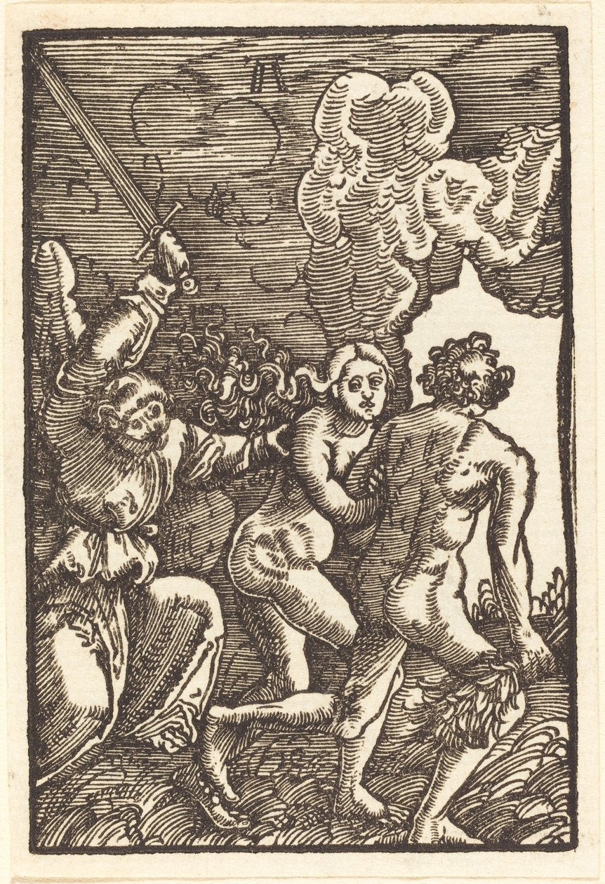 Vyhnání z ráje od Albrecht Altdorfer