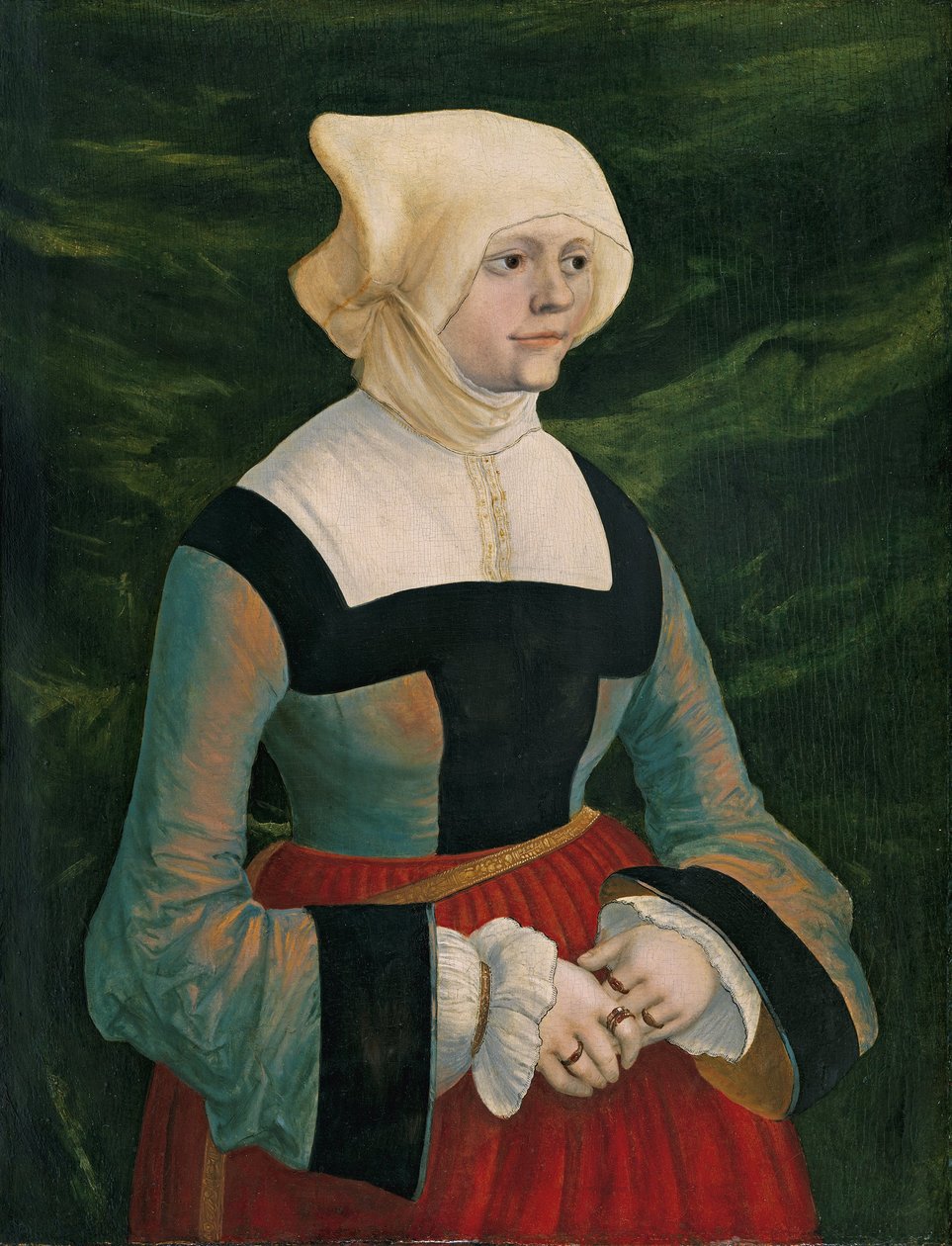 Německy: Bildnis einer jungen Frau Portrét mladé ženy od Albrecht Altdorfer